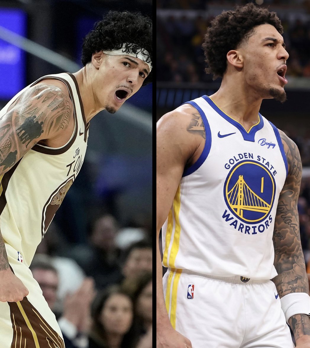 DubNationMedia's tweet photo. On the bright side I can’t wait to watch these two on the court together https://t.co/PgWpDceotc