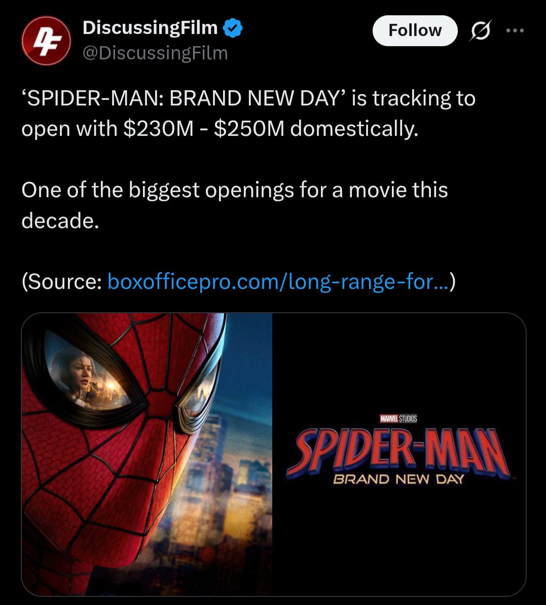 sammy1714's tweet photo. So Tom Holland took a break from acting, and now after four years with no theatrical release, he returns as the lead and second lead of two films in two weeks that might actually combine FOR MORE THAN $3 BILLION AT THE BOX OFFICE 😭😭 That is unprecedented motion. https://t.co/jsEM8hpfJk