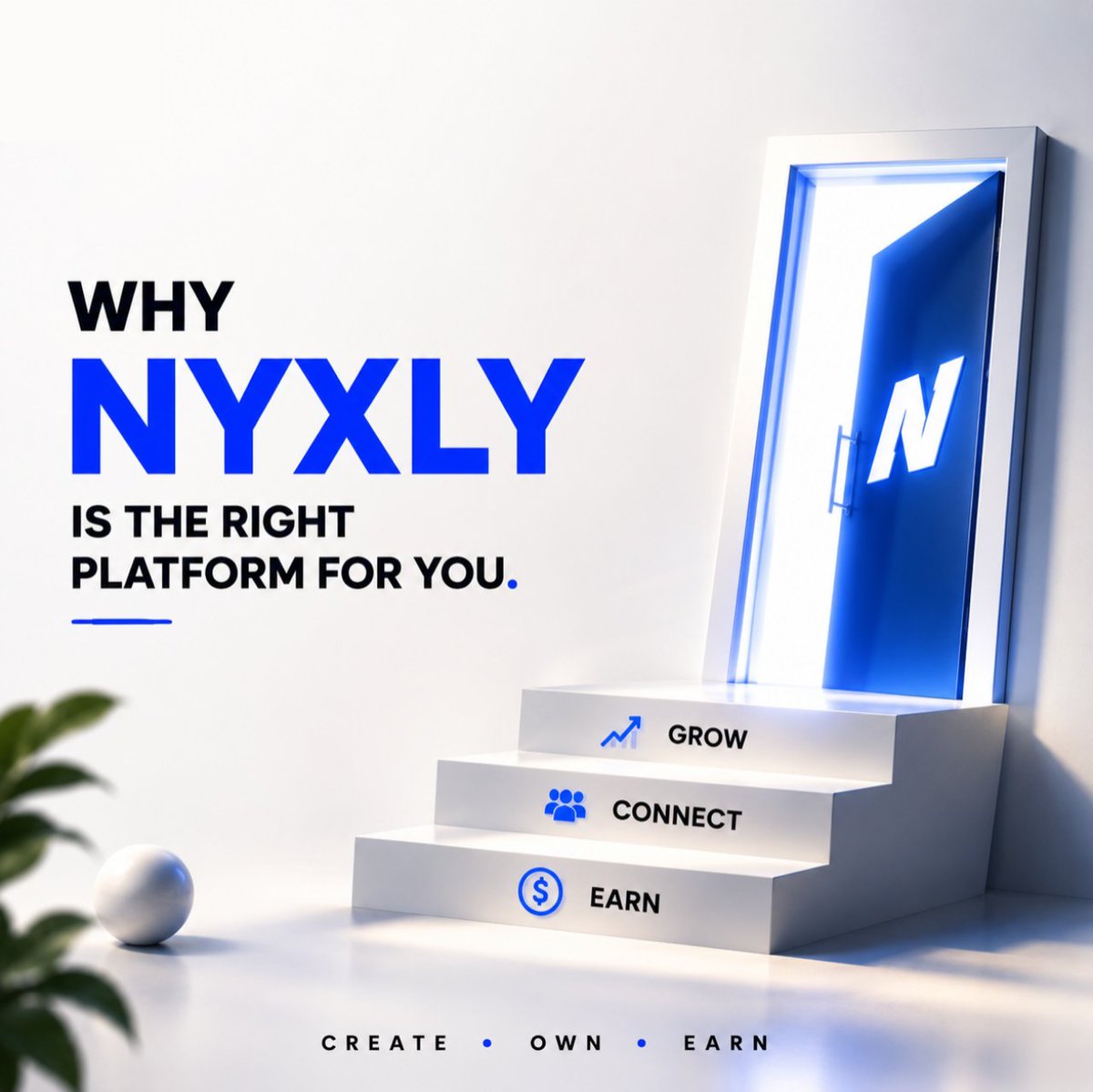 NYXLYAPP's tweet photo. Why Nyxly is the right platform for you.

Because creating shouldn't feel like a constant battle.

You shouldn't have to fight for visibility.

You shouldn't have to wait forever to monetize.

You shouldn't have to rely on luck for your work to be seen.

If you're looking for a place to grow, connect, and earn...

Welcome to Nyxly