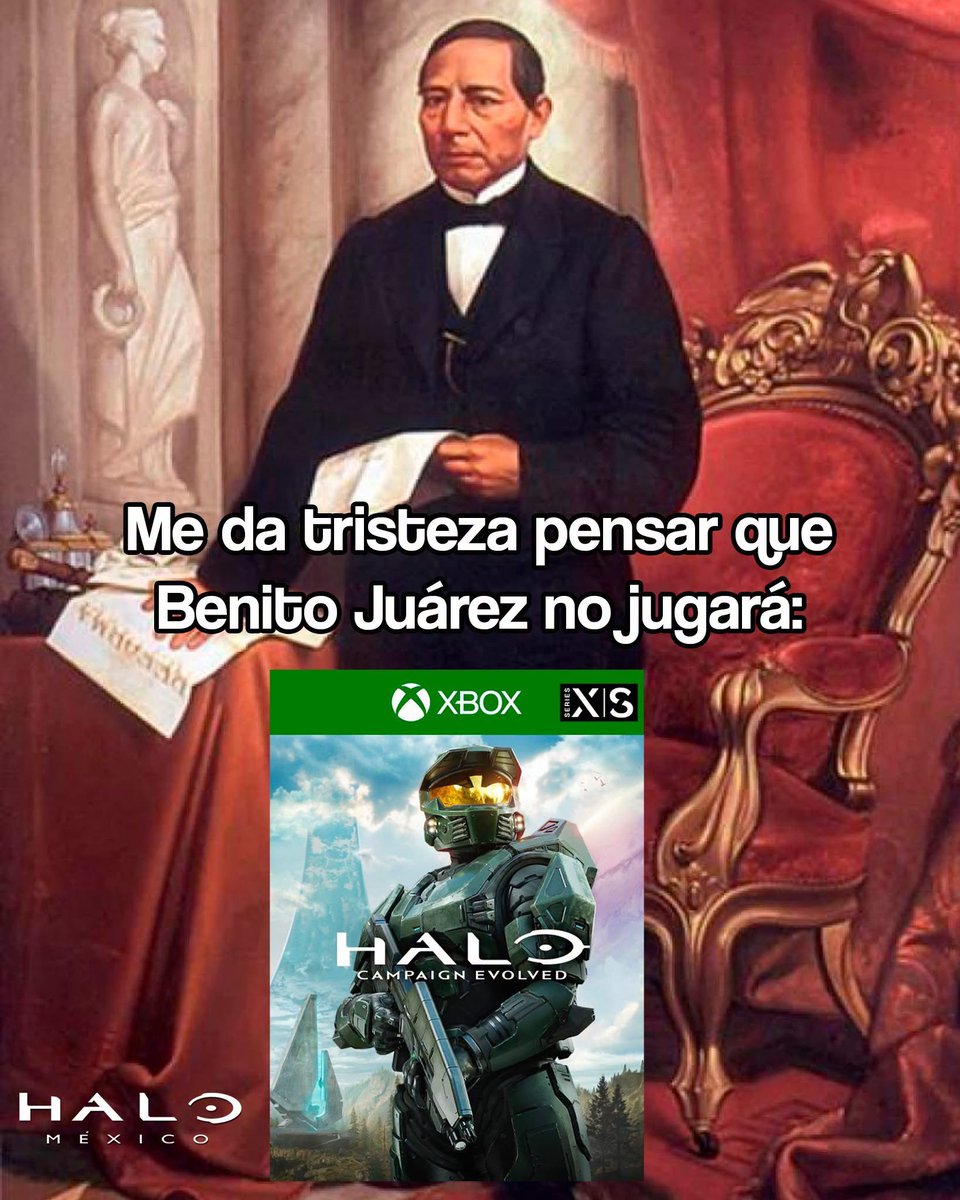 HaloMexico's tweet photo. Va por ti, Beni https://t.co/JyxMV3Gx41