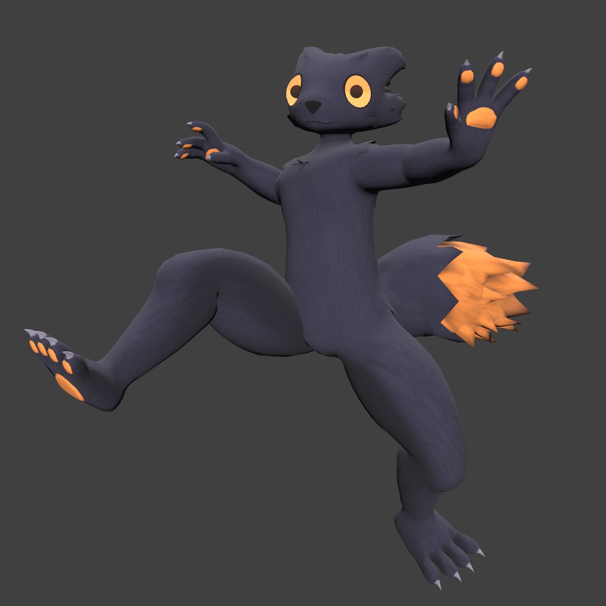 Dalimna's tweet photo. Made the Creature 
#CasualtiesUnknown #expie #blender https://t.co/jbaD7uG5oW