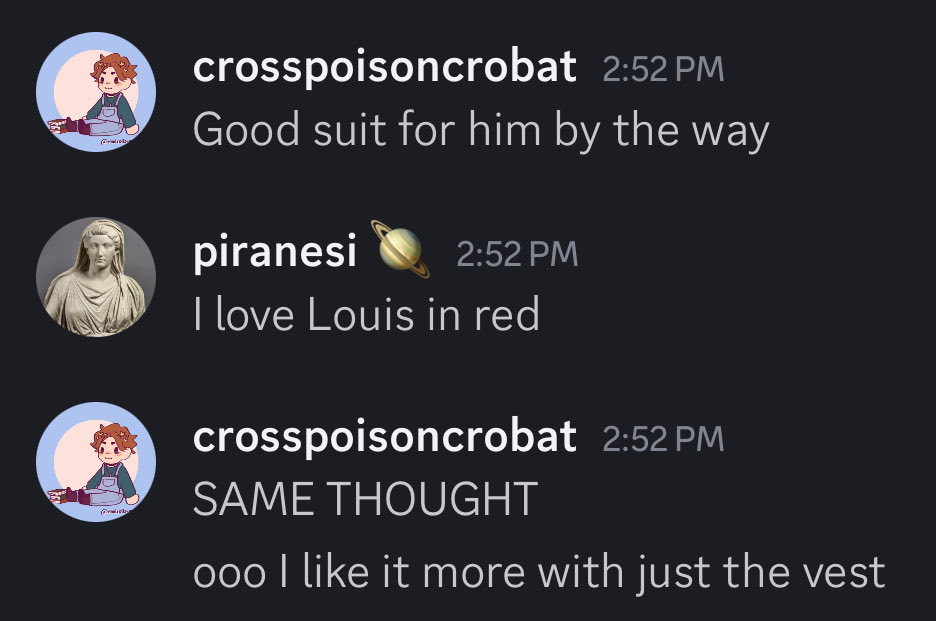 hamletcoded's tweet photo. Introducing my friend to Interview with the Vampire and most of our reactions are just about the clothes https://t.co/JFK6nSF908