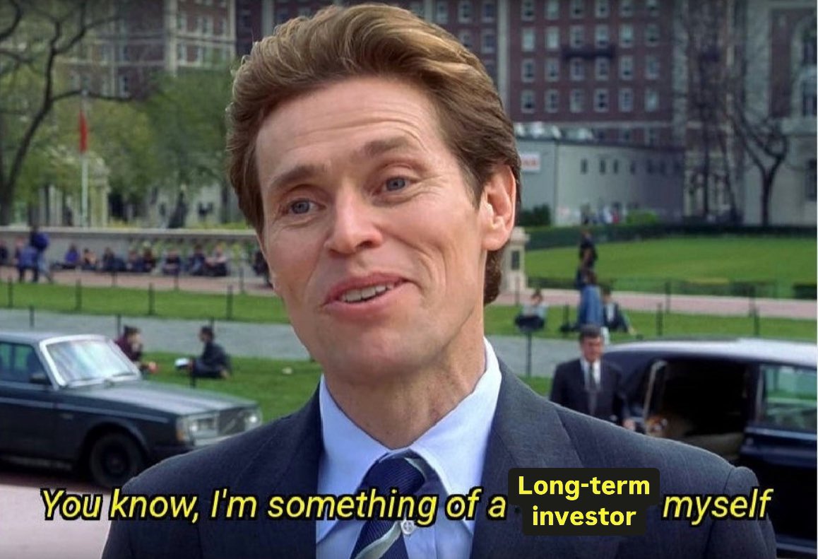 steve2bacon's tweet photo. me after buying any stock this week https://t.co/hxPGwh3D0g