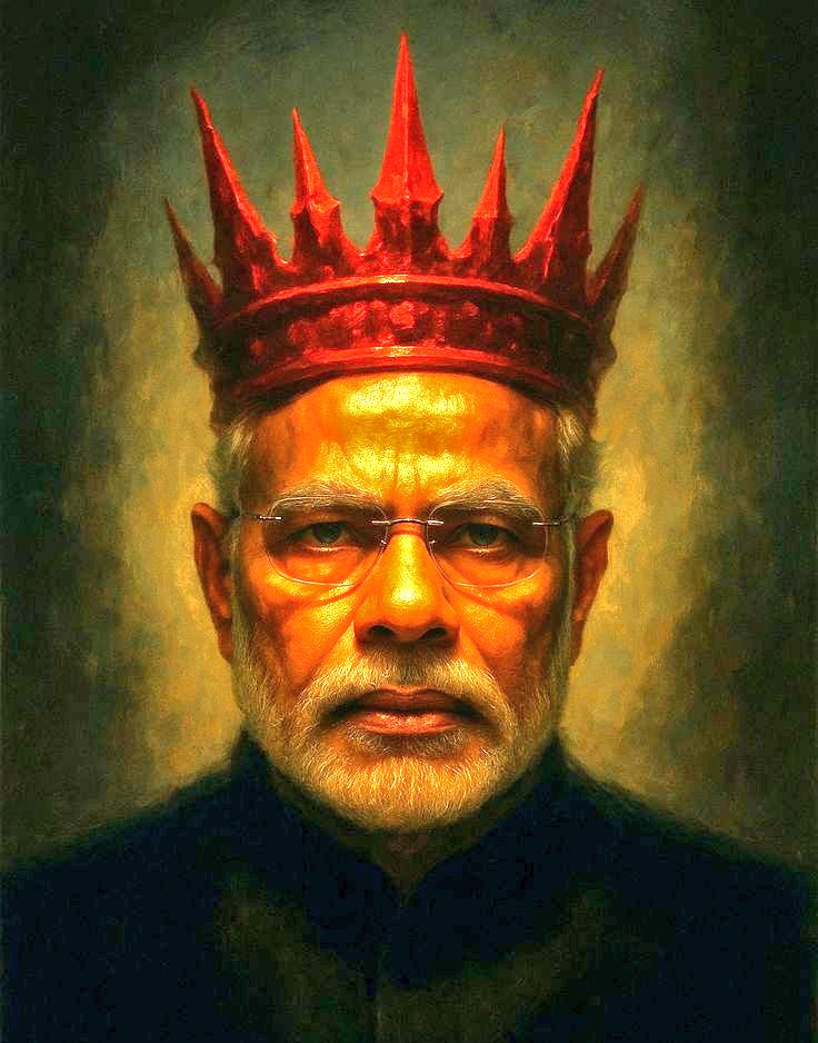 CourageousRo's tweet photo. The Reason why No one can Ever defeat Narendra Modi. Unmatched Aura.🫡

This man had to face so much hatred for the past many days, CJP, Congress, AAP, and foreign funded social media groups were all together defaming this man, and Thought they won the game.

Then this man came, The mastermind, The Chanakya of indian Politics and dismantled all the agendas of leftist and liberals with just 2 videos.

You still got It, my Prime minister. The priest King of India is so back.🗿