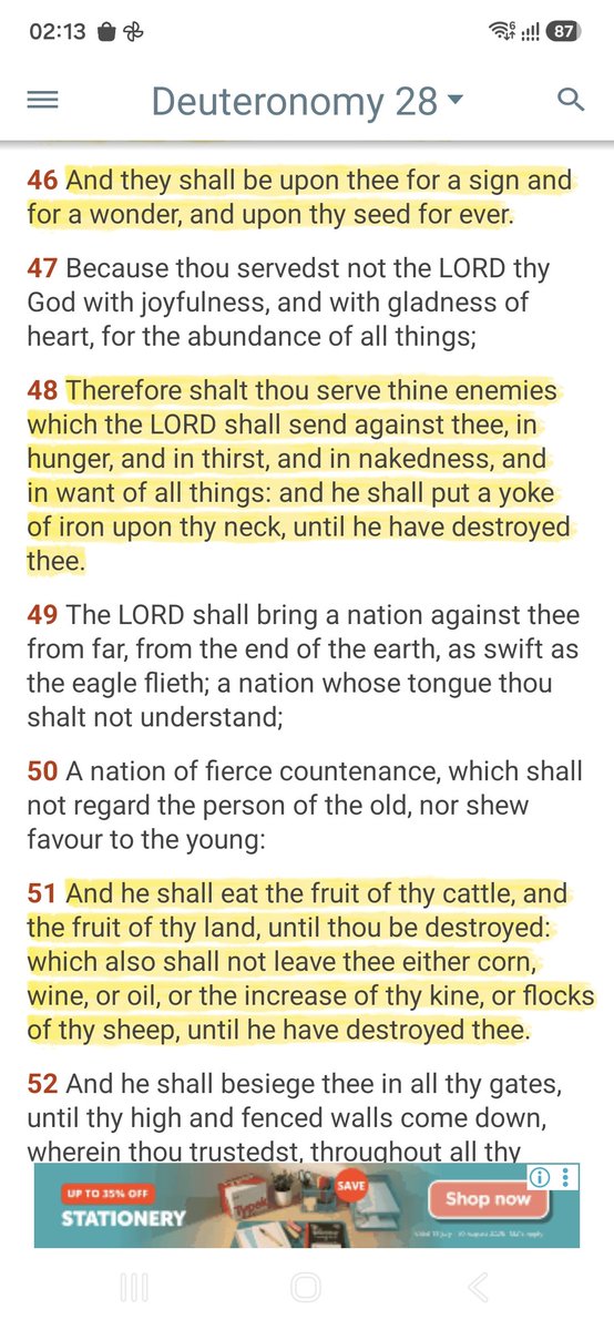 Nchiri3's tweet photo. @Softic8Haris @AB54281675 Deutronomy 28 states the curses and how the Jews would go to the diaspora. When did this happen to the Jew-Wish? It sure did happen to the African replacement guys https://t.co/A5yfJIXrCd