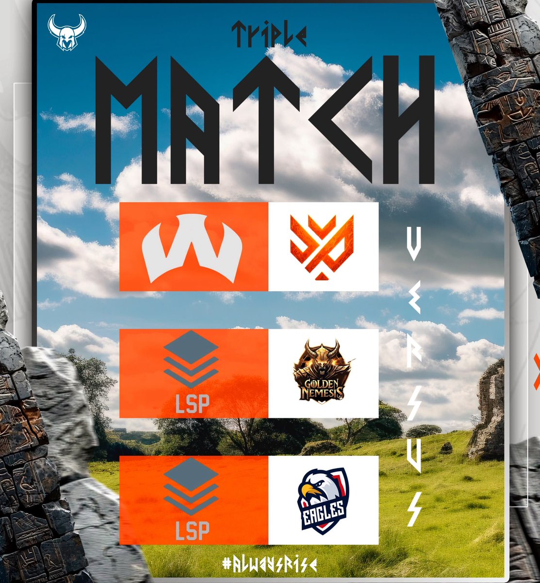 TeamVikings_CR's tweet photo. #GoVk | ¡MATCH DAY! ⚔
🏆 | @LigaSemipro
🧩 | Jornada #1
🆚 | @EGeSportsCR 🇪🇺
⏰ | 14:00 🇲🇽
🏆 | @WarriorsCup_GG
🧩 | Ronda #5 (2-2)
🆚 | @LyokFox_ 🇪🇸
⏰ | 16:00 🇲🇽
🏆 | @LigaSemipro
🧩 | Jornada #2
🆚 | @GoldenNeme19434 🇨🇴
⏰ | 20:00 🇲🇽
#AlwaysRise https://t.co/4IhU36lFcX