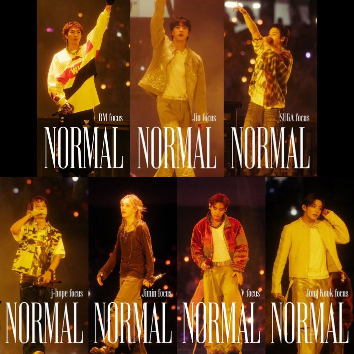 btsarmycol_'s tweet photo. 🎥 ¡Ya están disponibles los Stage CAM de “NORMAL (Korean Ver.)”! 💜

BTS publicó los Stage CAM individuales de los siete integrantes para que puedan disfrutar la presentación desde el enfoque de cada miembro. ✨

🔗 RM
https://t.co/CIBeVhkAho

🔗 Jin
https://t.co/bjDAD8JgH2

🔗 SUGA
https://t.co/meZJhgBjZ9

🔗 j-hope
https://t.co/P1EzS2qksQ

🔗 Jimin
https://t.co/kVyUHDm1Hy

🔗 V
https://t.co/8AIpTPDhBa

🔗 Jung Kook
https://t.co/8w4lqUgKHX

#BTS #NORMAL #BTS_NORMAL #방탄소년단