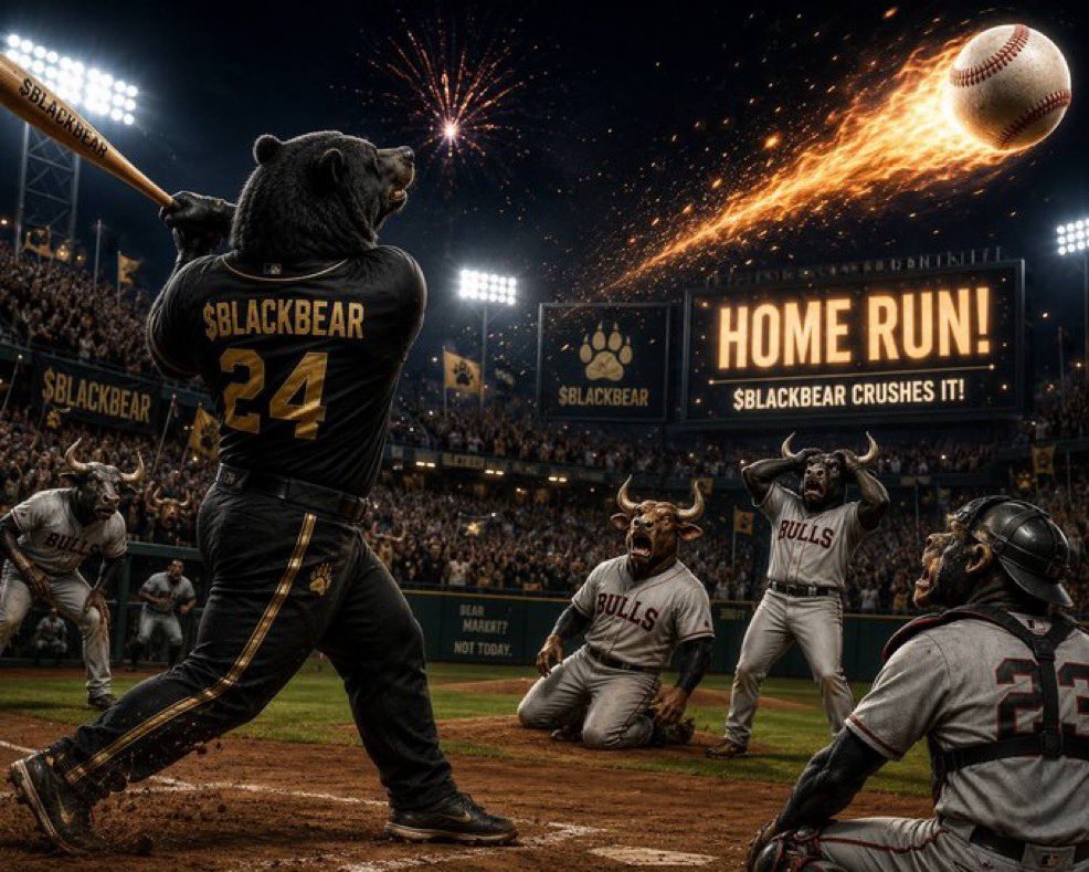 SMBlockchainBRO's tweet photo. Previously I shared 10 reasons why I believe $BlackBear has the potential to become one of the biggest memes.

Since then, the project has given me 7 more.

Here’s why:

1. Buyback mechanism 🐻
100% of creator fees are used to buy back $BlackBear from the open market. Every creator fee becomes another dip bought.

2. A completely different approach
Historically, many meme projects have spent creator fees or used them recklessly. Some projects generated over $100k per day in creator fees. If BlackBear reaches that kind of scale, we’ll get to see what happens when those funds are consistently directed back into the chart instead.

3. Deflationary by design 🔥
Every token bought through creator fees is then burned, permanently reducing the circulating supply.

4. Whale conviction 🐋
Multiple early sniper whales voluntarily donated and burned over 17% of the total supply. They could have sold and disappeared, but instead sacrificed millions of potential gains for the long-term success of the project.

You don’t see that in the trenches very often.

That’s how legacies are built. That is a pure cult like display of conviction in the project. 

5. Unmatched content 🎬
The quality of the content is unlike anything I’ve seen from a meme project. It’s pushing the boundaries of entertainment, and attention is the most valuable currency in crypto.

6. Community obsession 🐻
X is flooded with $BlackBear posts. The community isn’t waiting for marketing, they are the marketing. If that momentum continues, awareness and holders should naturally continue to grow.

7. Everything compounds
Buybacks. Burns. Content. Community. Conviction.

Each strengthens the others.

I started with 10 reasons.

Now I have 17 reasons why I believe $BlackBear has the potential to become the next mega meme.

The Black Bull: 172M 
The Black bear: 1.7M

101 x to flip the Bull