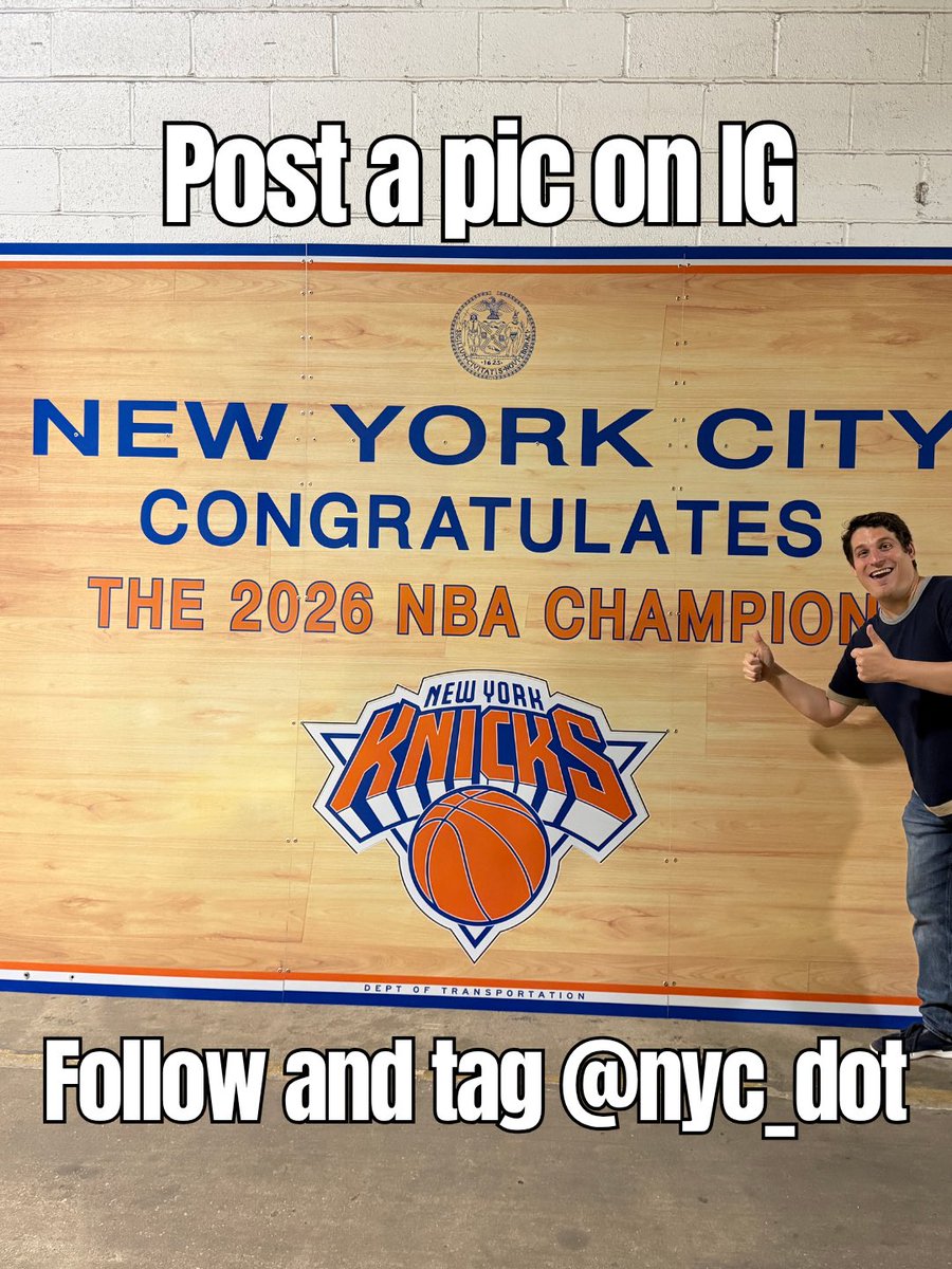 NYC DOT tweet media