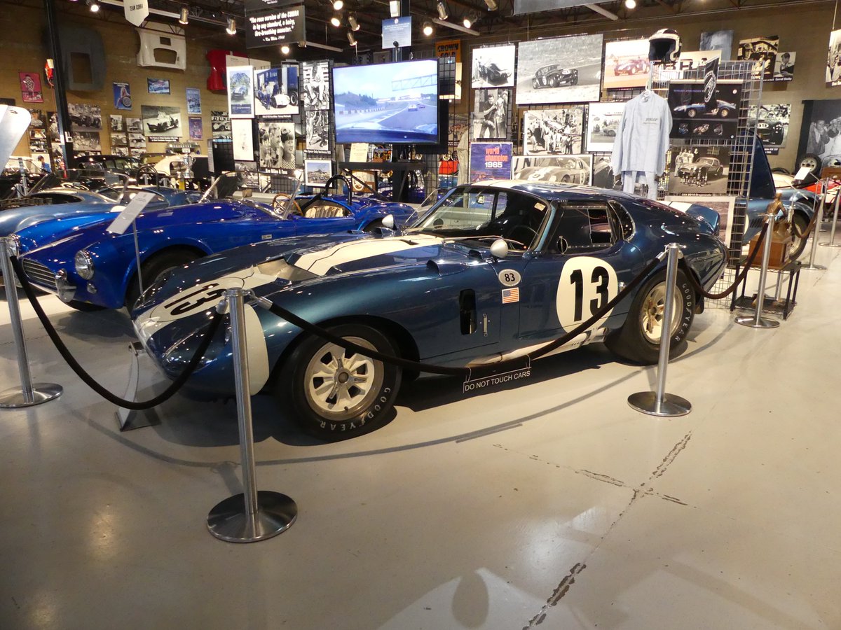 munimula51's tweet photo. @Classiche_GT CSX2300 in the Shelby Museum in Boulder, Colorado. There are two of the Original 6 Daytona coupes in the collection. CSX2000, the 1st Shelby Cobra (where it all started) lives there too! https://t.co/pOixohbRnu