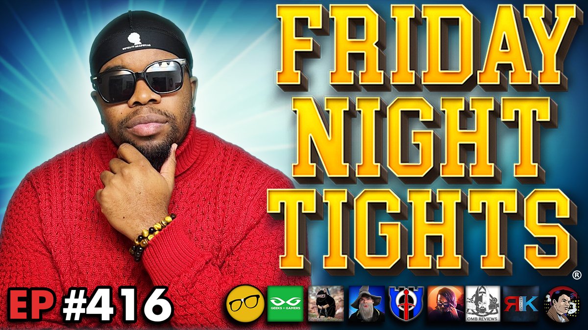 Nerdrotics's tweet photo. Friday Night Tights #416 w @khaliltooshort

@DDayCobra @RealLifeFakeWiz @OMBReviews @ComixDivision @KinelRyan @QTRBlackGarrett @ShadMBrooks and @disparutoo

#FridayNightTights
w/@GeeksGamersCom
is GOING LIVE👇

🔥https://t.co/M7pqGtyLzB🔥

🔥https://t.co/UuURC5M4CL🔥 https://t.co/sVRBhR6qtC