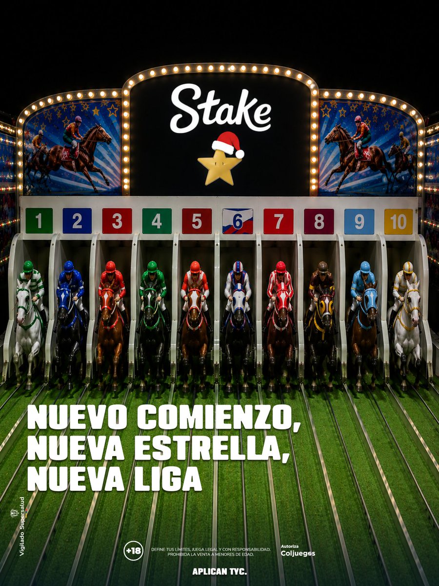 StakeColombia's tweet photo. ¿50k para arrancar la Liga?🔥 Con el Tío Stake, sí. 

Hoy vuelve la ilusión⚽ y regalaremos dos FreeBets de 25k🤑 para Stakers aleatorios que nos sigan, den RT, me gusta y comenten con #StakeColombia qué equipo creen que se reforzó mejor para el 2026-II.👀 

Apuesta ahora: https://t.co/KNOvBAuntV

Aplican TyC. Juega responsablemente.