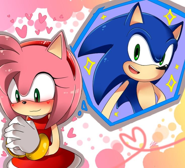 1Sonicracingfan's tweet photo. Ahhh Sonic 💕 
#Sonicart #SonicTheHedgehog #AmyRose #Sonamy https://t.co/xcQoOxy0lb