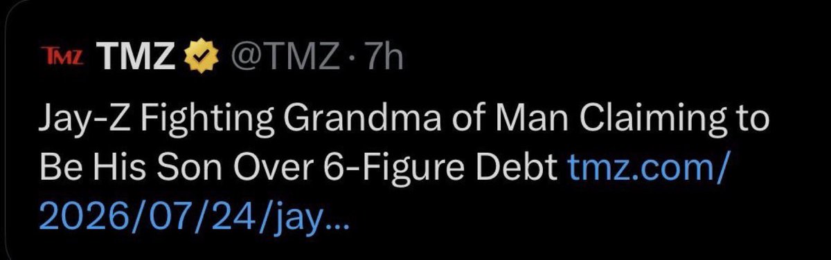 AkademiksTV's tweet photo. Jay Z is suing his alleged son's grandmother over a 6 figure debt... https://t.co/2tnuYRRVh9