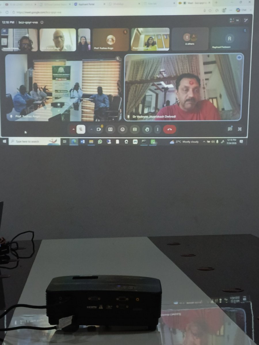 ProfAbdullahi_v's tweet photo. Meaningful conversations drive impactful ideas.

Kaduna State University (KASU) continues to build on its legacy of excellence—producing outstanding graduates, advancing research that addresses local and global challenges, and strengthening community engagement for sustainable development.

Today, KASU held a productive virtual meeting with KN University, Ahmedabad, India, to explore strategic collaboration in teaching, research, innovation, and international exchange.

KN University’s leadership in integrating Artificial Intelligence across disciplines presents exciting opportunities for joint initiatives in AI, research development, academic mobility, and capacity building.

We are optimistic about translating this engagement into impactful and lasting outcomes.

We sincerely appreciate the Governor of Kaduna State for his unwavering support of KASU’s growth and global engagement. 

#KASU #KNUniversity #Internationalisation #AcademicPartnership #AI #Research #Innovation #HigherEducation #GlobalCollaboration #India #Nigeria
@ubasanius