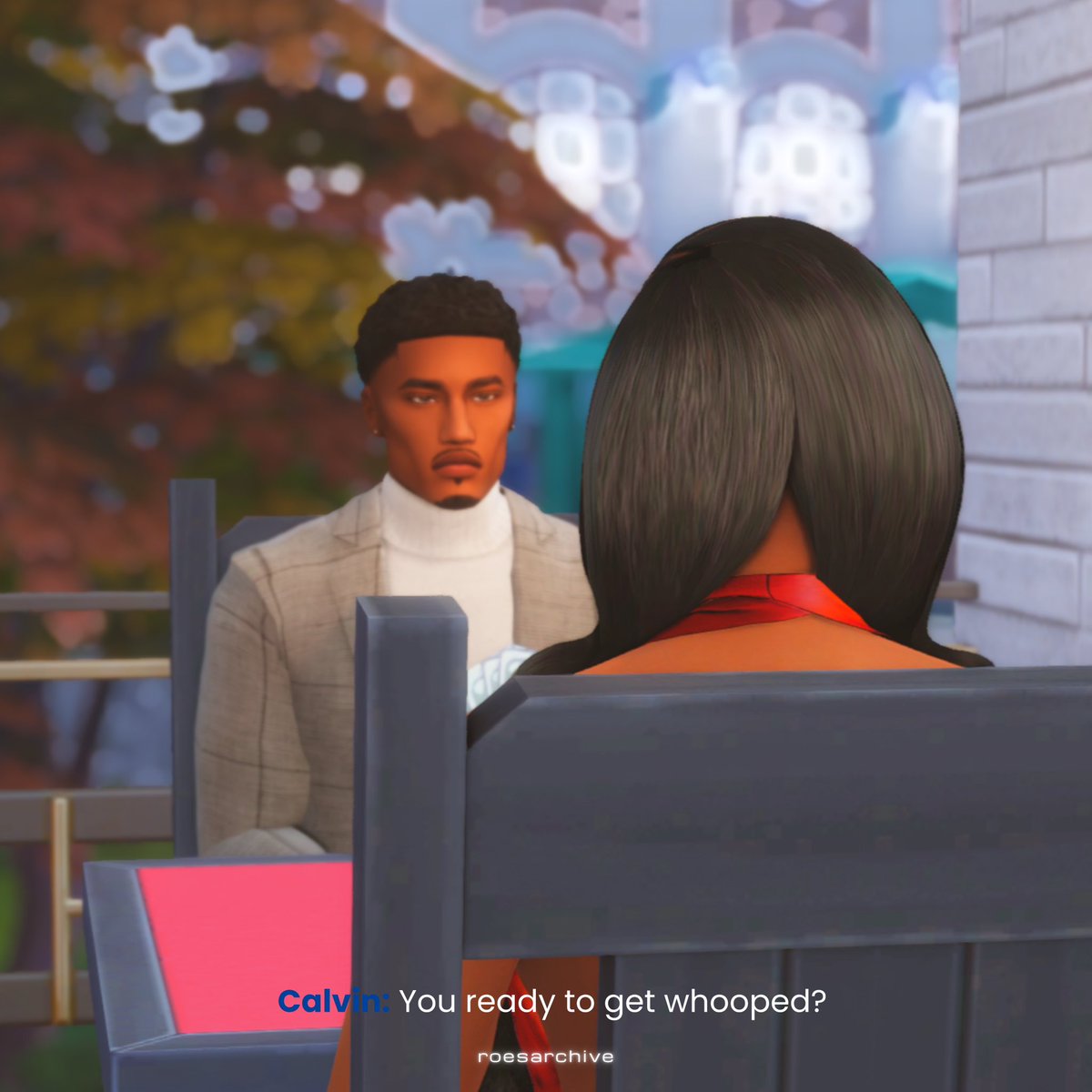 roesarchive's tweet photo. friendly competition ♠️ #thesims4 https://t.co/tG25ttb5gw