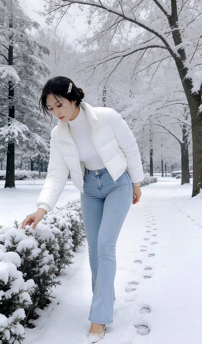 EpicHant's tweet photo. First snow of the year! Everything’s wrapped in a soft white blanket, and the world feels so quiet and magical , https://t.co/coYC63st9F