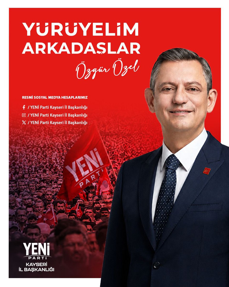 yenipartikysil's tweet photo. YENİ Parti Kayseri İl Başkanlığı olarak resmî sosyal medya hesaplarımızla artık buradayız.
Çalışmalarımızı, açıklamalarımızı ve Kayseri’ye dair gelişmeleri resmî hesaplarımızdan takip edebilirsiniz.

Yeni Parti Kayseri İl Başkanlığı Olarak
Resmi Sosyal Medya Hesaplarımız

Instagram : https://t.co/i2agCPN57p

Facebook :https://t.co/qaMgSvMpyT

#YENİParti #Kayseri #YENİPartiKayseri