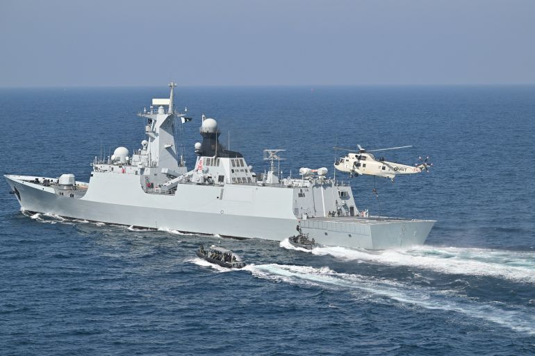 He isn't a Ex-Navy official, rather Chief Officer at that ship with the Indian c...