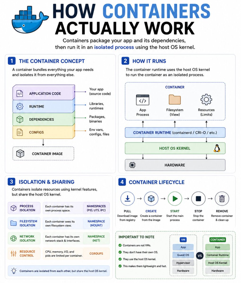 twtayaan's tweet photo. A visual guide to how containers really work 📦 https://t.co/dyGgtxGYND