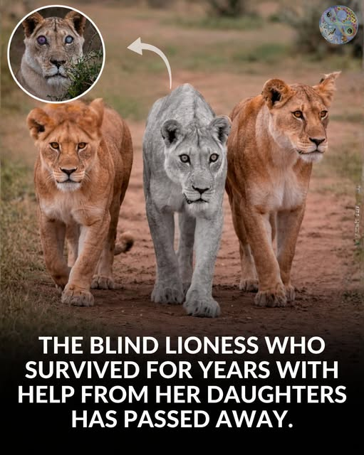 Sarah811am's tweet photo. A blind lioness survived for years thanks to the love and protection of her daughters 🦁❤️

They guided her, shared food and kept her safe, showing that family bonds and care exist even in the wild. Her story is a powerful reminder of loyalty, compassion, and survival https://t.co/nDIBqh0sgM