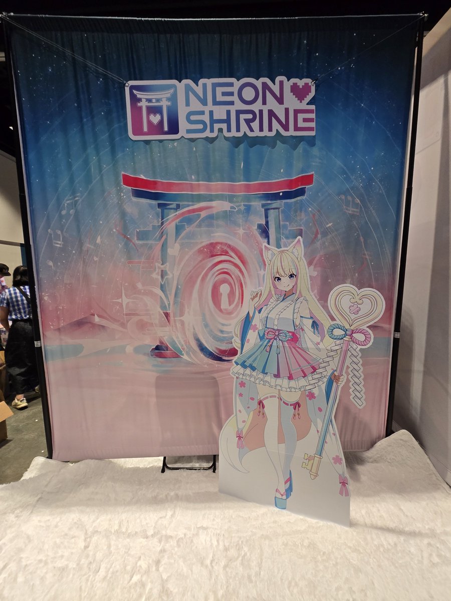 Seeing Neon Shrine's newest mascot, Kii-chan!! #NeonShrine https://t.co/4BgT6...