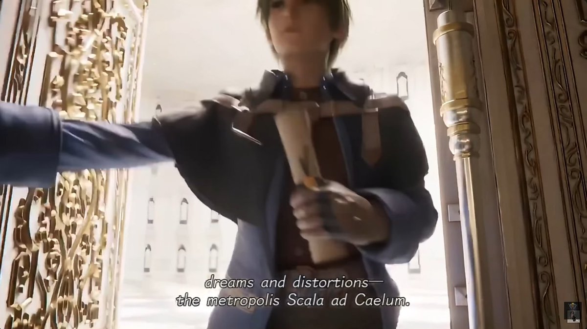 Zonai16's tweet photo. This is the only thing from #MissingLink that I'll show, just as a precaution in case it gets taken down.

But what is this? Is it a mailroom, a portal room? Just why is it glowing white with only black doorways in it? And why does he have a scroll and not the envelope? https://t.co/Frg8jMYElT