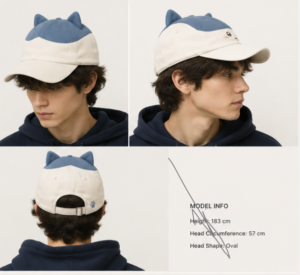 Nonoxali's tweet photo. never knew I needed this kind of Chiikawa merch until now. Hachiware cap https://t.co/t1VWRwhIZX