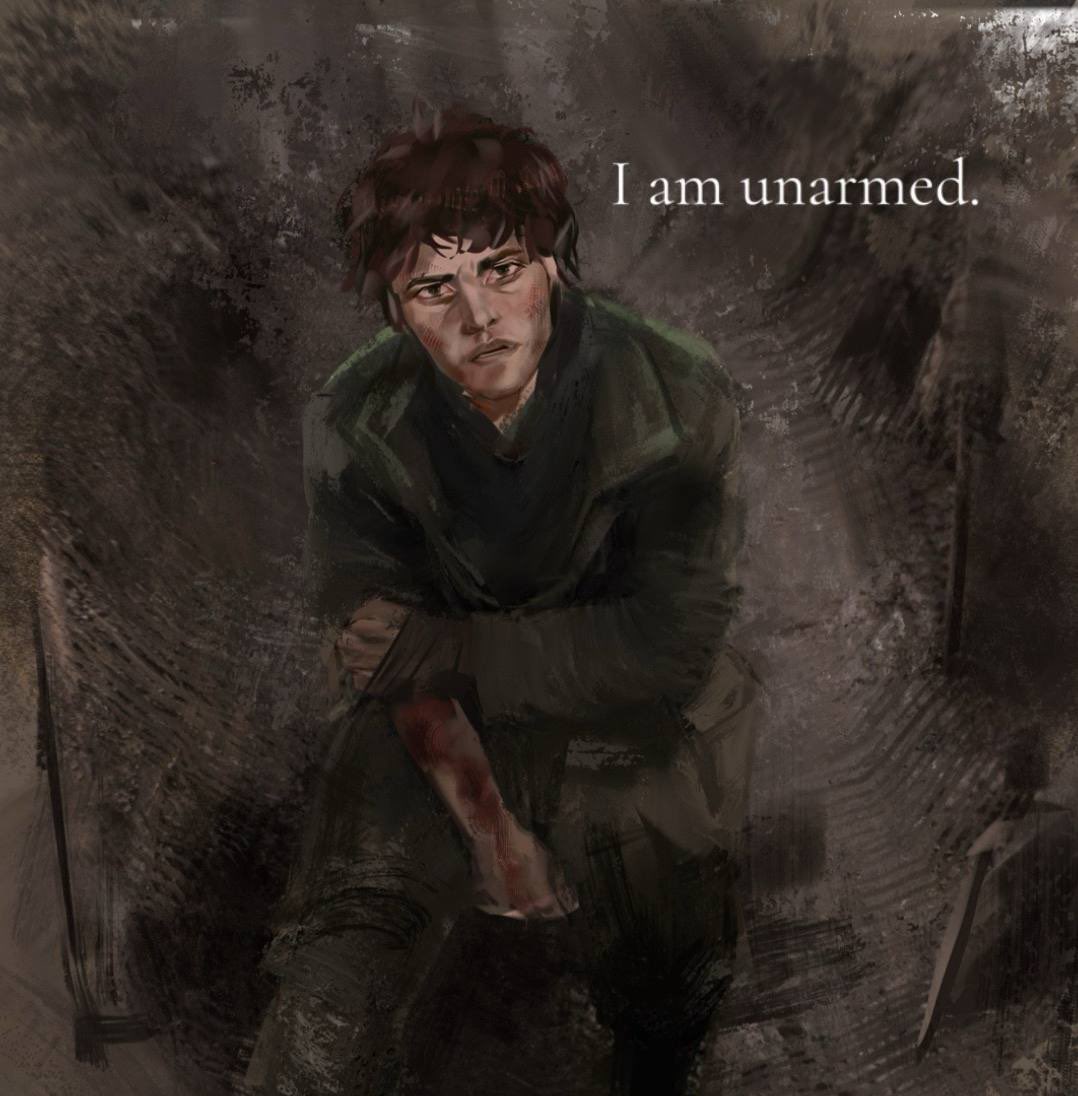 MENTLAP's tweet photo. The "intense gaze" trend has popped up on TikTok again, and I couldn't resist(
#digitalart #bl #oc #art #war https://t.co/cSC0MoI1WU
