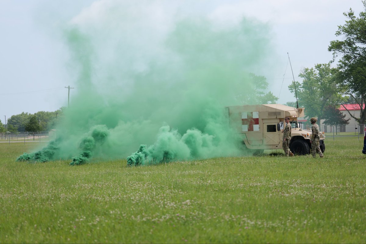 OHNationalGuard's tweet photo. Training for Lifesaving Response

Ohio Army National Guard Soldiers assigned to the 684th Medical Company conduct hot-load medevac training at Camp Perry Joint Training Center in Port Clinton, Ohio.

📸: Sgt. Timothy Houston https://t.co/kHdqYFnk2r