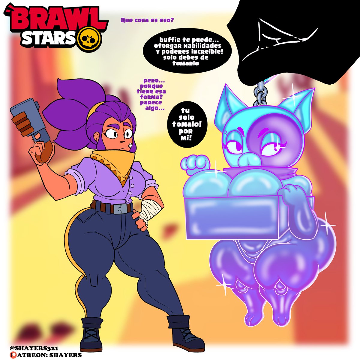 shayers123's tweet photo. BUFFIES!

si otra saga que no completare! es mentira si lo hare ahora que hay poco brawlers asi que esperen papus estare posteando mas cosas

unanse al patreon veran contenido antes de salir y los dibujos sin censura solo 100 pesitos

https://t.co/D10DdtdBLU https://t.co/CiL6njcTjW