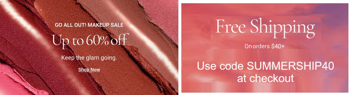 dharriswilliams's tweet photo. Refresh your beauty bag for summer and save up to 60% OFF your favourite makeup!
**FREE SHIPPING** on orders of **$40 or more**
π· Use code: **SUMMERSHIP40** at checkout
π· Shop now:
https://t.co/3O4MI4uLu6
#AvonCanada #MakeupSale #BeautyDeals #SaveOnBeauty #avonrepedmonton https://t.co/c9rDORbeQP