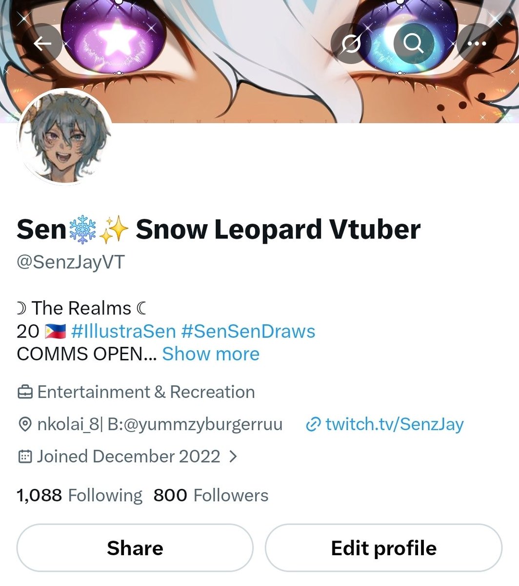 Sen❄️✨️ Snow Leopard Vtuber tweet media
