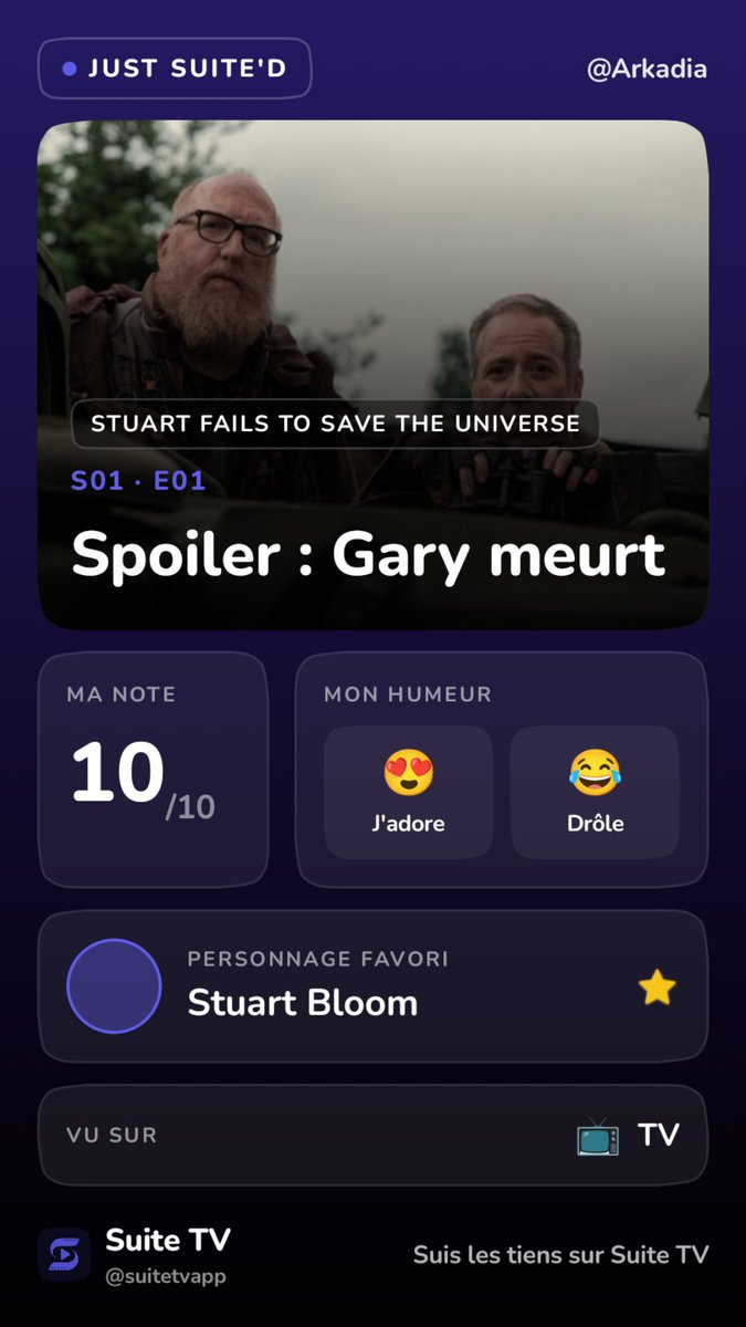 train_fr's tweet photo. De l'humour, de l'action, du gore ,un très bon départ pour ce spin off de The Big Bang Theory, j'attends la suite et le prochain générique 👍
@suitetvapp @hbomax #stuartfailstosavetheuniverse https://t.co/LqAsTbxhW9