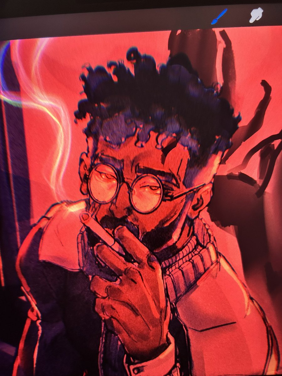 Xerotoninnnn's tweet photo. @AntuanmegaYT My beautiful supernatural detective Leon https://t.co/ejhOKWDqD6
