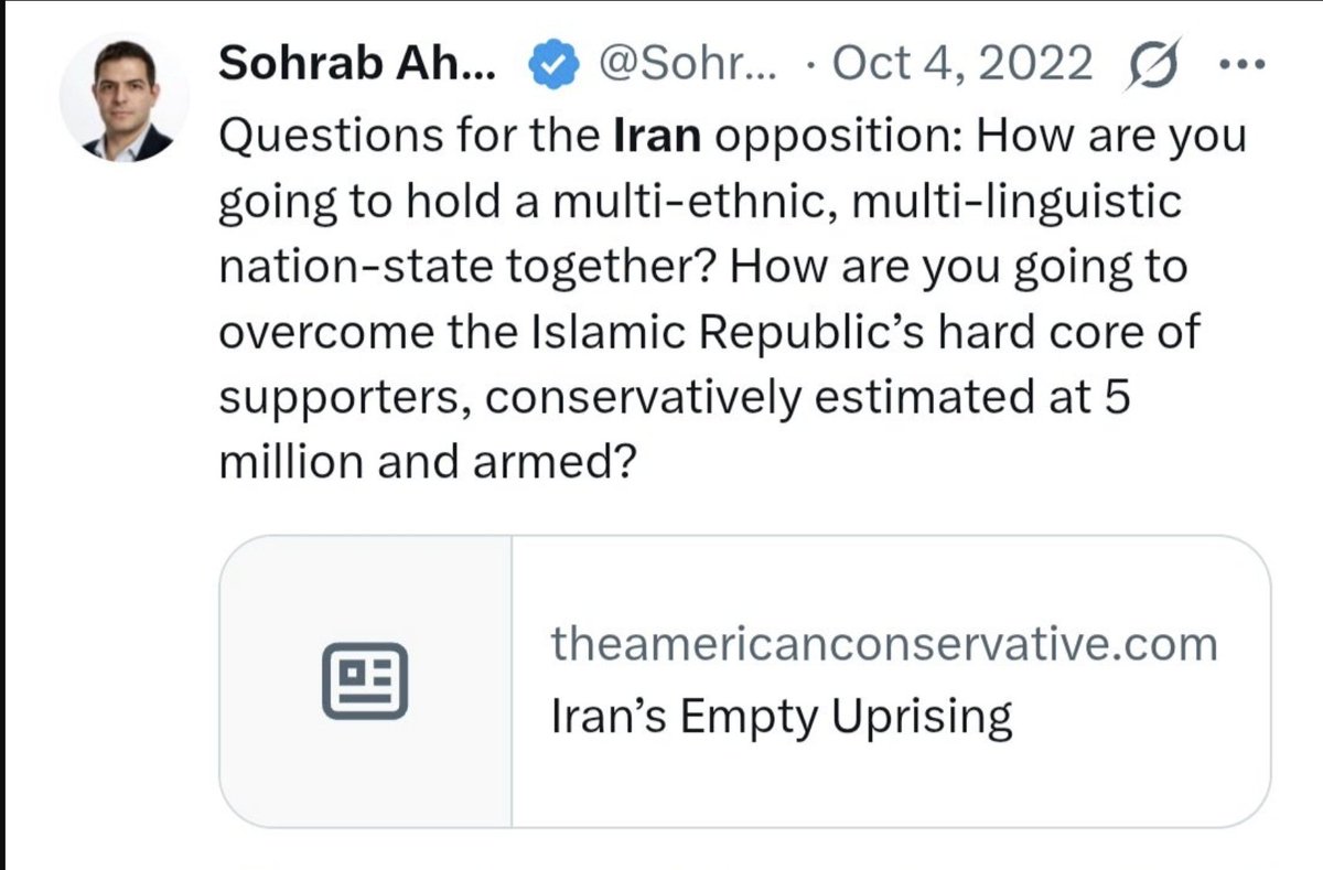 Sohrab Ahmari 🇺🇸 tweet media
