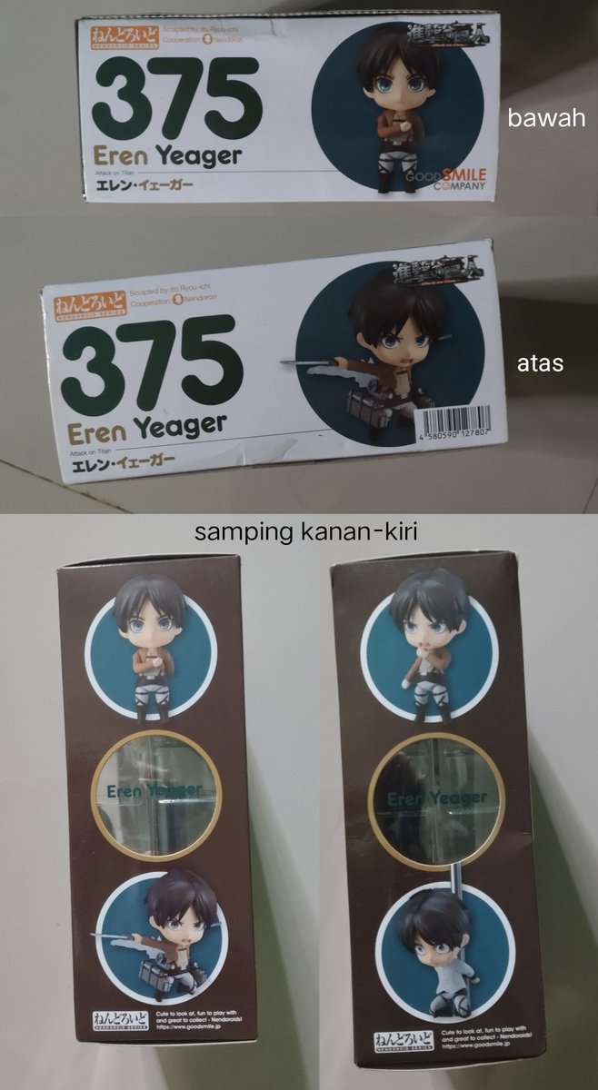 nicoRPG11's tweet photo. PRELOVED NENDOROID EREN Ori
✅ baru 2x dibuka dr boxnya
✅ mulus no defect
✅ belinya PO langsung via doumotoys
♦Rp 280k https://t.co/Dp5XRchQiY