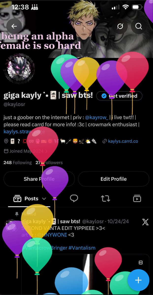 kaylosr's tweet photo. it’s my bday today https://t.co/p5nVHWvcyr