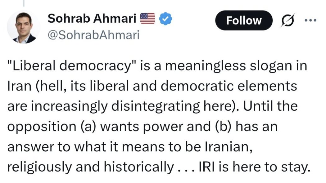 Sohrab Ahmari 🇺🇸 tweet media