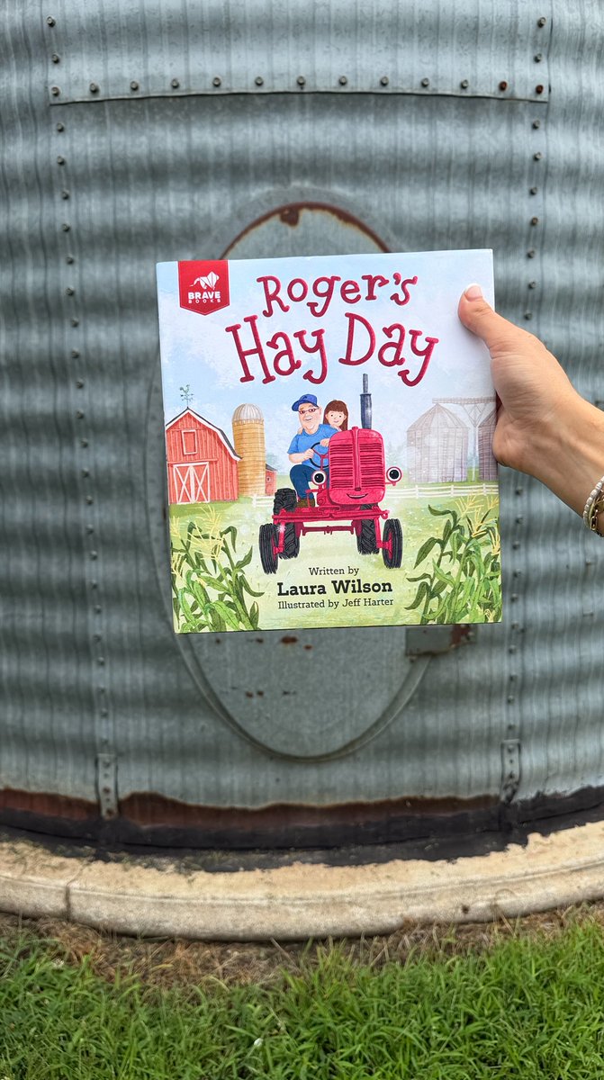 laurafarms_'s tweet photo. COVER REVEAL!!! Writing a (hopefully best-selling😋) book has been such a fun process. Pre-orders for “Roger’s Hay Day” available NOW at https://t.co/2nrjLQGwpy @BraveBooksUS https://t.co/jw9zLaICmG