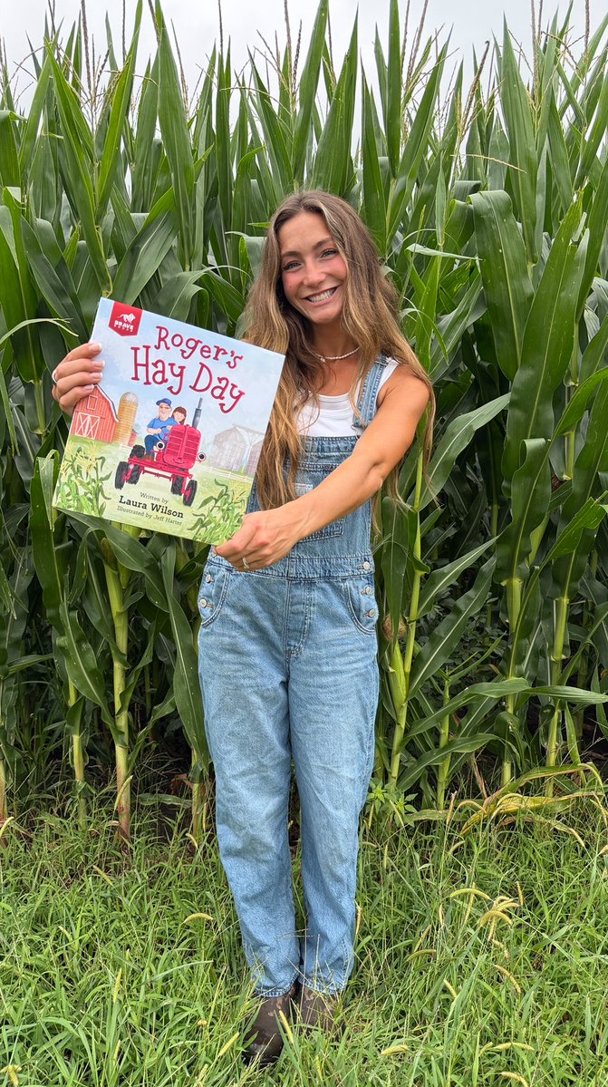 laurafarms_'s tweet photo. COVER REVEAL!!! Writing a (hopefully best-selling😋) book has been such a fun process. Pre-orders for “Roger’s Hay Day” available NOW at https://t.co/2nrjLQGwpy @BraveBooksUS https://t.co/jw9zLaICmG