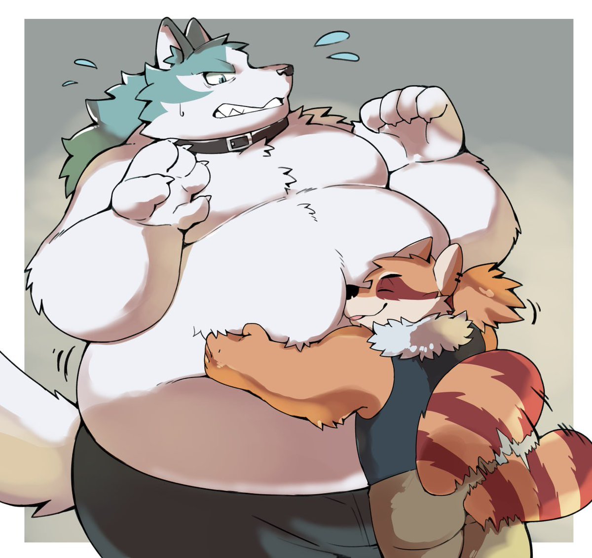 JerichoOgami's tweet photo. It's been a long week... just gonna borrow this for a quuuuick second~

Really cute comm from @gintyatyatyatya , thank you!! qwq/ https://t.co/54GNdD4sZw