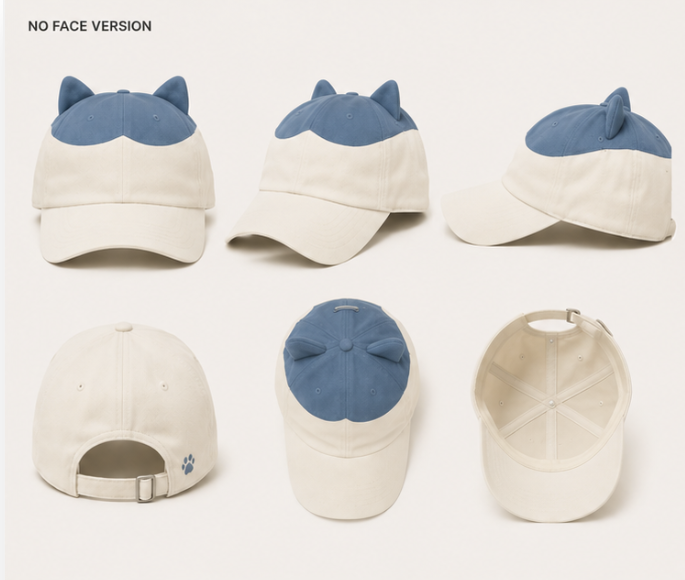 Nonoxali's tweet photo. never knew I needed this kind of Chiikawa merch until now. Hachiware cap https://t.co/t1VWRwhIZX