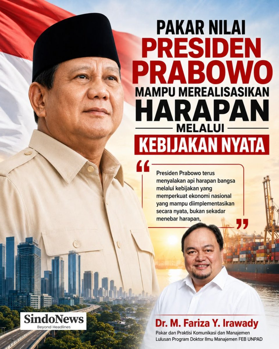 Bihunkuah5's tweet photo. Presiden prabowo terus menyalakan api harapan melalui kebijakan yang memperkuat ekonomi nasional yang mampu diimplementasikan secara nyata
#ApiHarapanBangsa
KinerjaNyataDanantara https://t.co/KN8kvfFqci