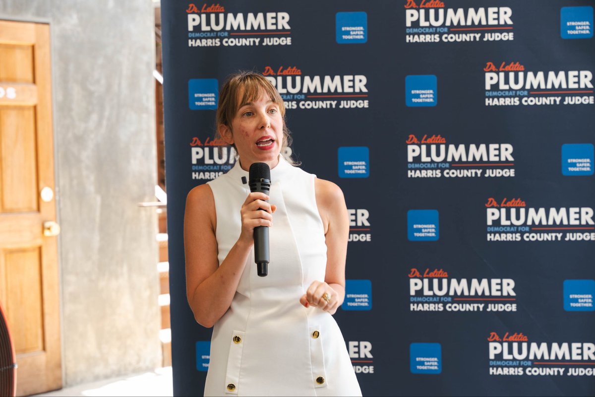 AbbieKamin's tweet photo. We kicked off Dr. Letitia Plummer's campaign with a reminder that every race — from US Senate to crucial down-ballot local races — makes a difference in the lives of hard working families.
Make your voice heard, Harris County!
#LetitiaPlummer #HarrisCounty #TexasPolitics #DownBallotMatters #VoteBlue @letitiaplummer @jamestalarico @axelradhouston