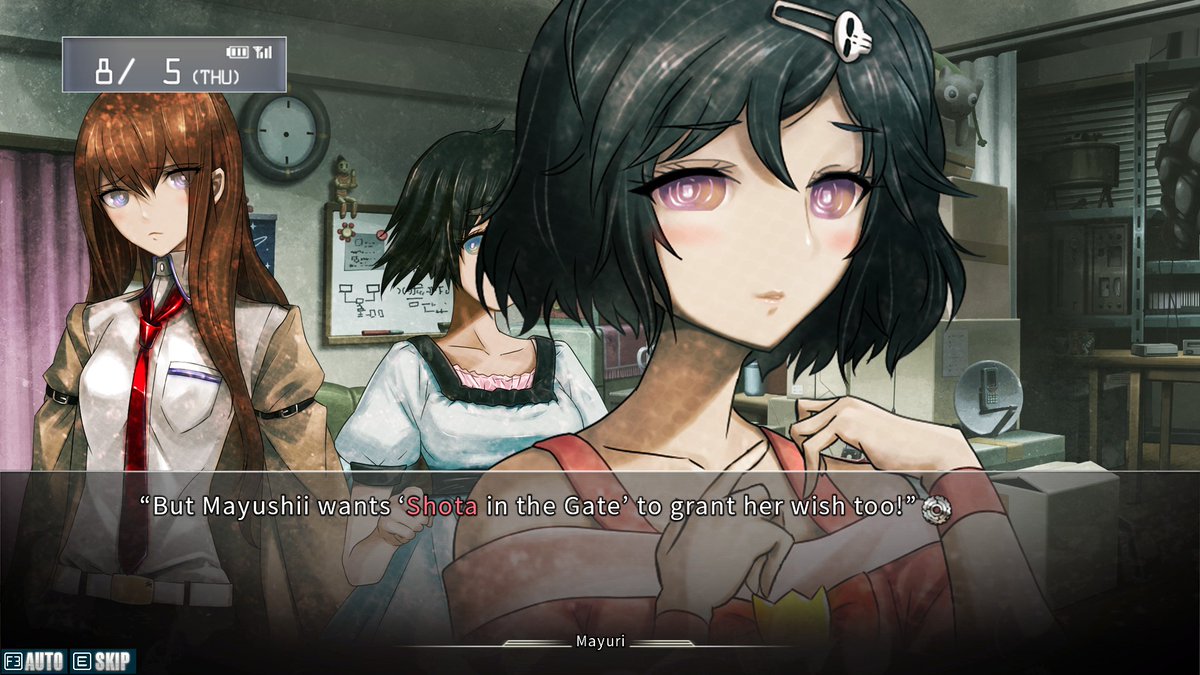 dvddot's tweet photo. mayushii is into problematic medias?? #steinsdvd https://t.co/PoDMnKqU6x