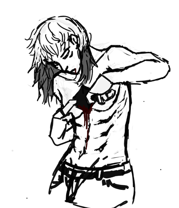 Natashiixx's tweet photo. found perfect reference and bended it into (hopefully) cool WIP

 Here's fem!Yuji looking into her heart-hole #jjk https://t.co/be8cq6T338