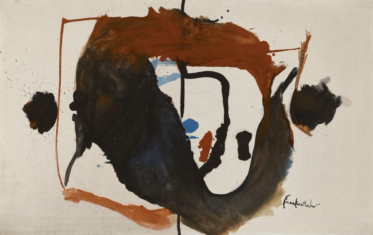 Luigibg's tweet photo. Helen Frankenthaler, Tire, 1961 https://t.co/onQ7wYv2Pa