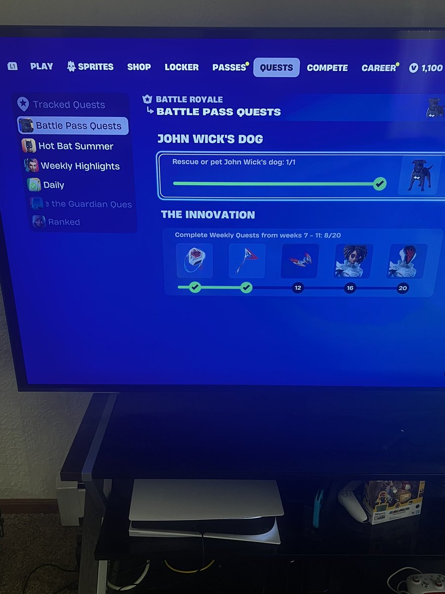SarecTrudeau's tweet photo. @FortniteStatus @MariaOl79136652 hey @FortniteStatus  are the quest back up for the sidekick because I play on PlayStation5 and they are still not showing up 
for me https://t.co/vFFH8KribY