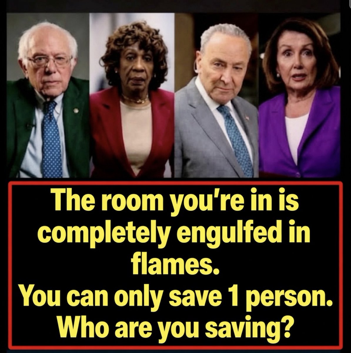 FloraLuzz_'s tweet photo. You can only save 1 person.
Who are you saving? https://t.co/8TuSyMCalW
